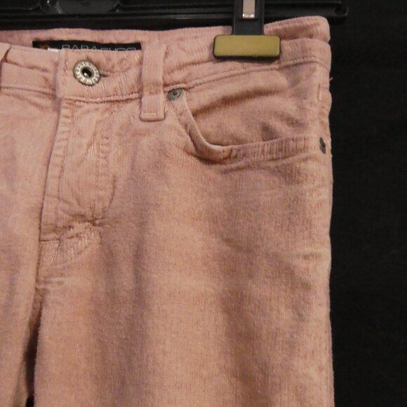 PARASUCO - Ergonomic Jeans | size 26 x 32 | Stylish Soft Pink Straight-Leg Pants - Picture 5 of 16